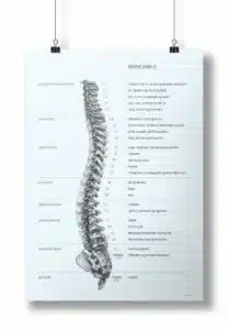 Plakat – Nervus Spinalis Andet Body-SDS