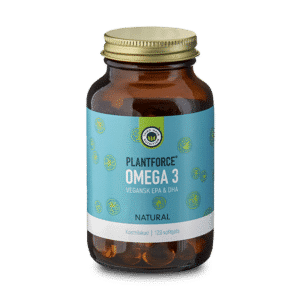 Plantforce Omega 3 (Vegansk EPA & DHA) Natural 120 softgels Kosttilskud Body-SDS