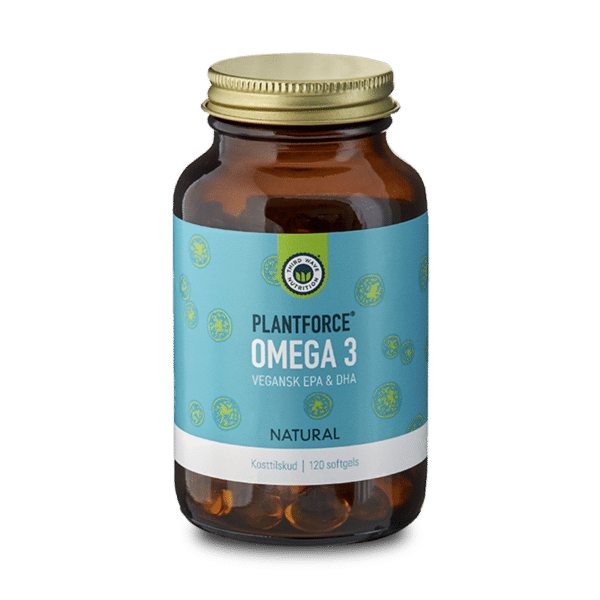 Plantforce Omega 3 (Vegansk EPA & DHA) Natural 120 softgels Kosttilskud Body-SDS 2