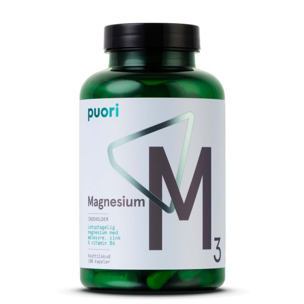 puori Magnesium M3 – Essential Minerals – 180 kapsler Kosttilskud Body-SDS puori Magnesium M3 – Essential Minerals – 180 kapsler Kosttilskud Body-SDS
