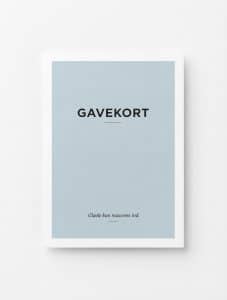 Fysisk gavekort til Body SDS Parken – Afhentes el. sendes Andet Body SDS
